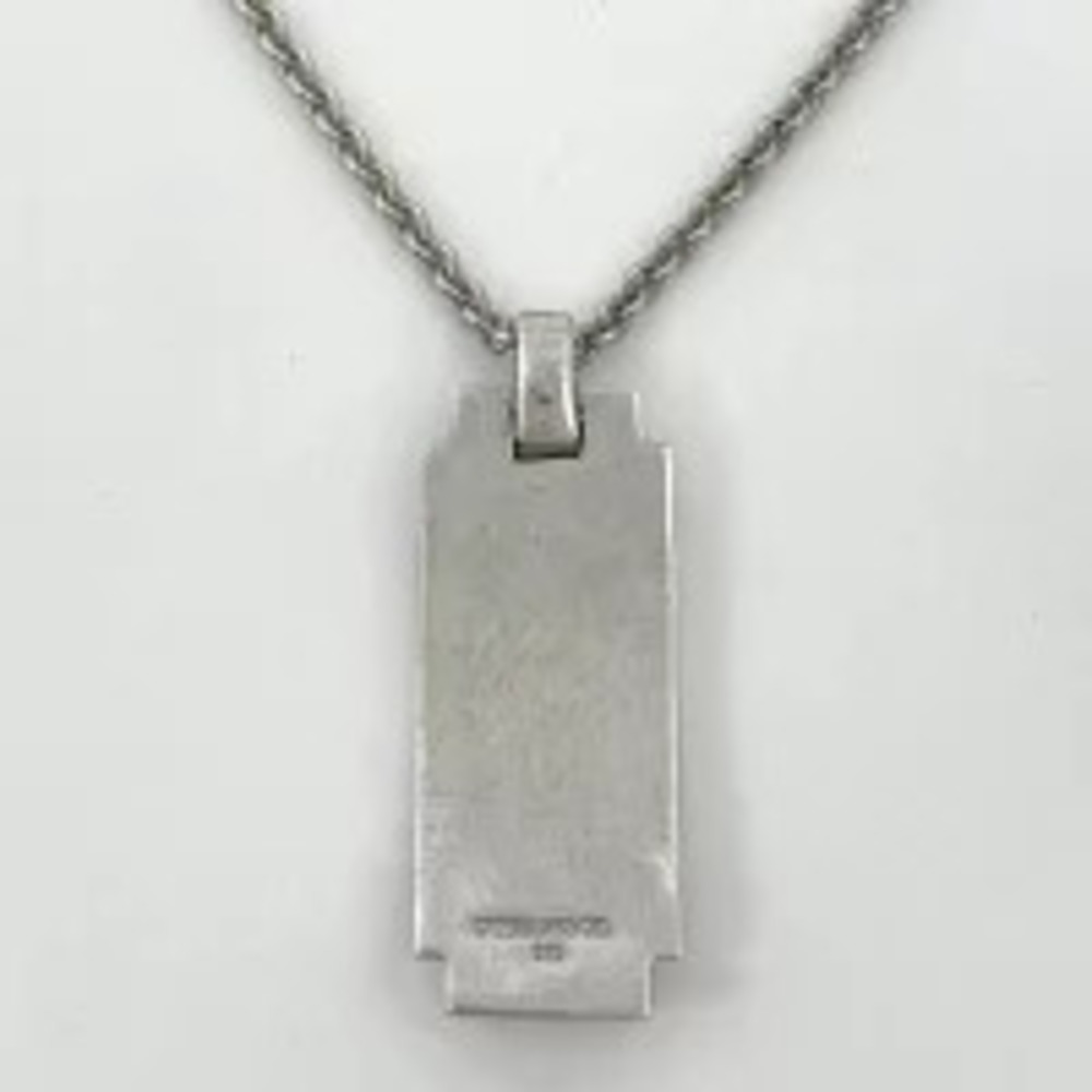 Tiffany Co Metropolis Necklace Pendant Alphabet Sterling Silver
